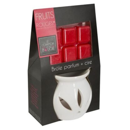 Diffuseur de Parfum | Brûle-Parfum & Cire 30g Fruits Rouges Bougies & Senteurs Diffuseur de Parfum