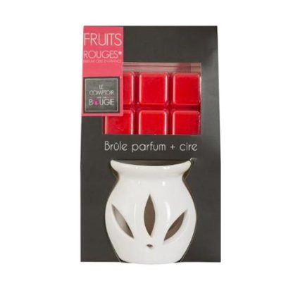 Diffuseur de Parfum | Brûle-Parfum & Cire 30g Fruits Rouges Bougies & Senteurs Diffuseur de Parfum