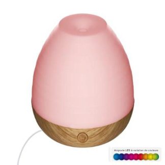 Diffuseur de Parfum | Diffuseur d’Huiles Essentielles LED 12cm Blanc Bougies & Senteurs Blanc