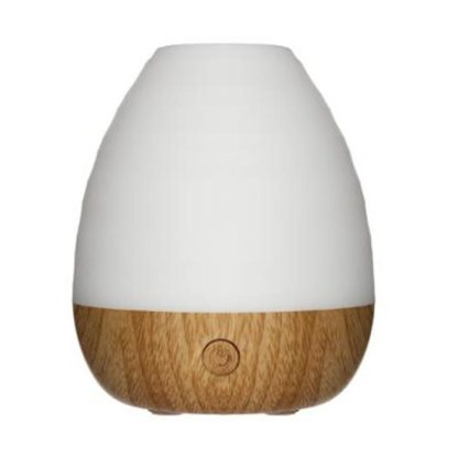 Diffuseur de Parfum | Diffuseur d’Huiles Essentielles LED 12cm Blanc Bougies & Senteurs Blanc