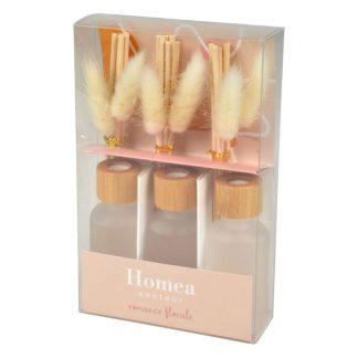 Diffuseur de Parfum | Lot de 3 Diffuseurs de Parfums "Harmonie" 30ml Romance Florale Bougies & Senteurs Diffuseur de Parfum