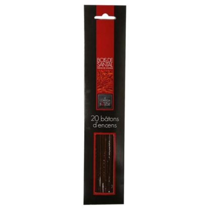 Encens | Lot de 20 Bâtons d’Encens 25cm Bois Santal Bougies & Senteurs Encens