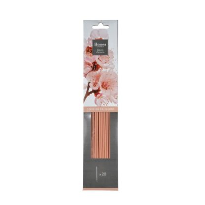 Encens | Lot de 20 Bâtons d’Encens "Essentiel II" 25cm Cerisier en Fleurs Bougies & Senteurs Encens