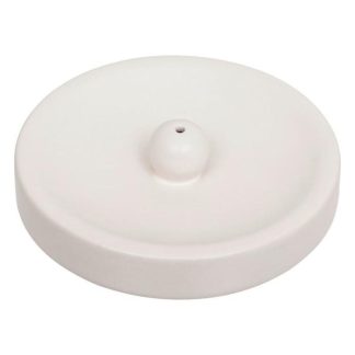 Encens | Support d’Encens en Céramique "Aby" 12cm Blanc Bougies & Senteurs Blanc