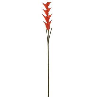 Fleur Artificielle | Fleur Artificielle "Heliconia" 141cm Orange Fleur Artificielle Fleur Artificielle