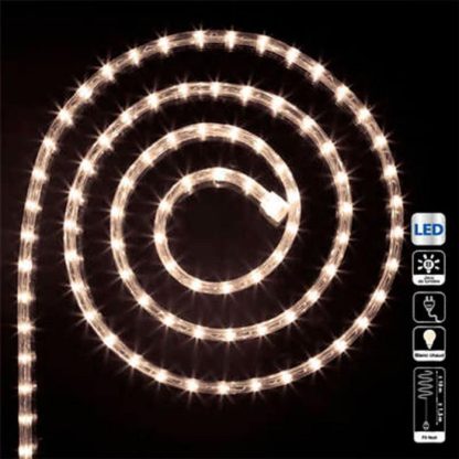 Guirlande Lumineuse de Noël | Tube Lumineux Led "Extérieur" 18m Blanc Chaud Décoration de Noël Blanc Chaud