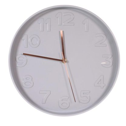 Horloge Murale | Horloge Murale "Classique" 30cm Gris Horloge Murale Gris