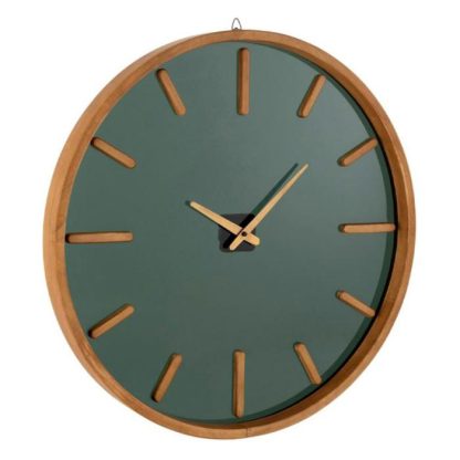 Horloge Murale | Horloge Murale Design "Creva" 60cm Marron & Noir Horloge Murale Horloge Murale