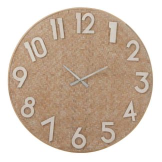 Horloge Murale | Horloge Murale Design "Rotin" 90cm Naturel Horloge Murale Horloge Murale