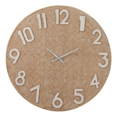 Horloge Murale | Horloge Murale Design "Rotin" 90cm Naturel Horloge Murale Horloge Murale