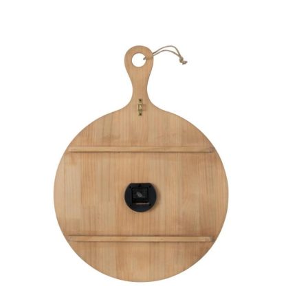 Horloge Murale | Horloge Murale en Bois "Planche" 88cm Naturel Horloge Murale Horloge Murale