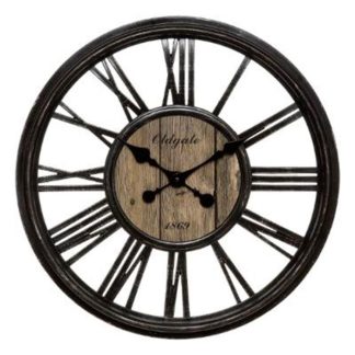 Horloge Murale | Horloge Murale Vintage "Liam" 44cm Noir Horloge Murale Horloge Murale