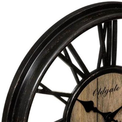 Horloge Murale | Horloge Murale Vintage "Liam" 44cm Noir Horloge Murale Horloge Murale