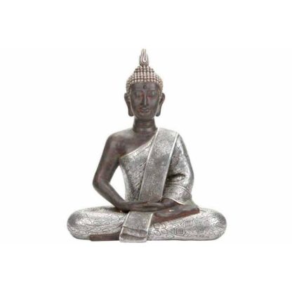 Jardin Zen & Bouddha | Statue Déco "Bouddha" 62cm Naturel & Argent Jardin Zen & Bouddha