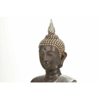 Jardin Zen & Bouddha | Statue Déco "Bouddha" 62cm Naturel & Argent Jardin Zen & Bouddha