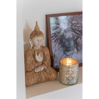 Jardin Zen & Bouddha | Statuette Déco "Bouddha Assis" 26cm Beige Accessoires Déco Beige