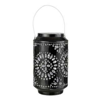 Lanterne | Lanterne Cylindrique Métal "Sévilla" 43cm Noir Bougies & Senteurs Lanterne