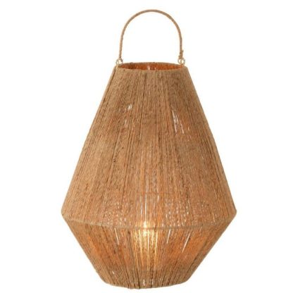 Lanterne | Lanterne Design en Jute "Dantya" 48cm Naturel Bougies & Senteurs Lanterne