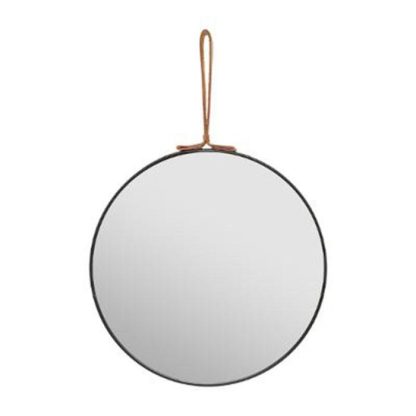 Miroir | Lot de 3 Miroirs Muraux Déco "Lilou" 30cm Noir Horloges, Miroirs & Pense-Bêtes Miroir