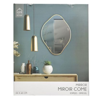 Miroir | Miroir Déco "Losange" 60cm Or Horloges, Miroirs & Pense-Bêtes Miroir