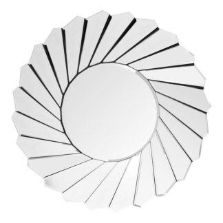 Miroir | Miroir Mural Design "Zeus" 80cm Argent Horloges, Miroirs & Pense-Bêtes Argent