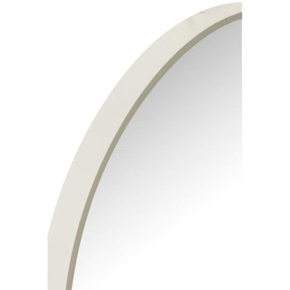 Miroir | Miroir Mural Rond "Alicia" 90cm Blanc Horloges, Miroirs & Pense-Bêtes Blanc