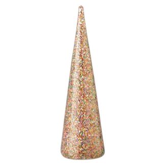 Objet à Poser | Cône Déco "Confetti" 30cm Multicolore Accessoires Déco Multicolore