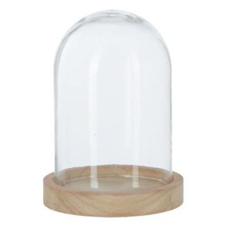 Objet à Poser | Cloche Décorative en Verre "Poser" 19cm Naturel Accessoires Déco Objet à Poser