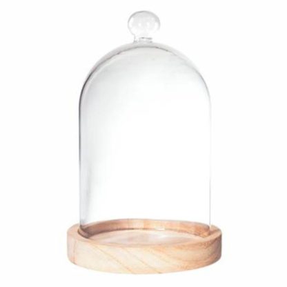 Objet à Poser | Cloche Décorative en Verre "Poser" 19cm Naturel Accessoires Déco Objet à Poser