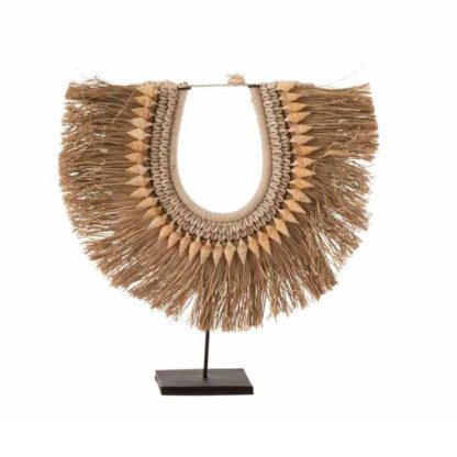 Objet à Poser | Collier Déco en Bois "Dora" 45cm Naturel Accessoires Déco Naturel