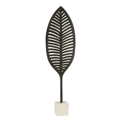 Objet à Poser | Feuille Fine Déco Design "Julia" 71cm Noir Accessoires Déco Noir