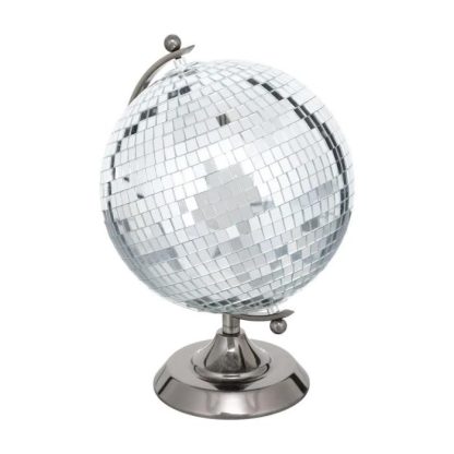 Objet à Poser | Globe à Poser Disco "Deep Soul" 20cm Argent Accessoires Déco Argent