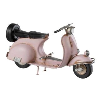 Objet à Poser | Scooter Déco "Vintage" 28cm Rose Accessoires Déco Objet à Poser