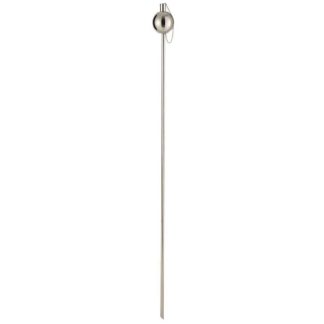 Objet à Poser | Torche de Jardin Design "Boule" 150cm Argent Accessoires Déco Argent