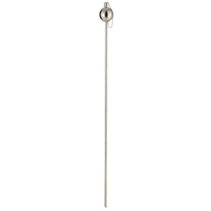 Objet à Poser | Torche de Jardin Design "Boule" 150cm Argent Accessoires Déco Argent