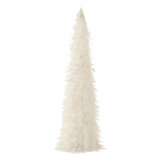 Objet Décoratif | Décoration en Bois "Maison Sapin" 43cm Naturel Décoration de Noël Blanc & Naturel