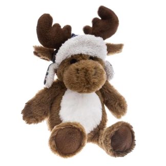 Objet Décoratif | Peluche Enfant Elan "Marron Glacé" 25cm Naturel Décoration de Noël Naturel