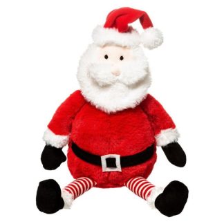 Objet Décoratif | Peluche Enfant Père Noël "Soir" 35cm Rouge Décoration de Noël Objet Décoratif