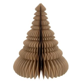 Objet Décoratif | Sapin de Noël à Poser "Mâché" 69cm Blanc Décoration de Noël Blanc