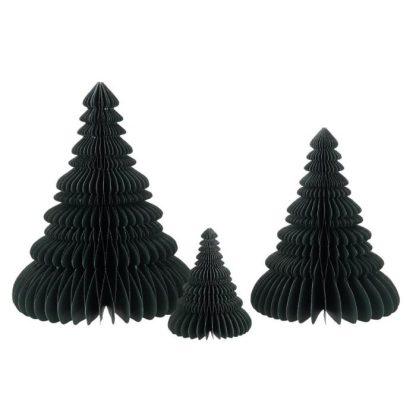 Objet Décoratif | Sapin de Noël à Poser en Papier "Pliant" 30cm Vert Décoration de Noël Objet Décoratif