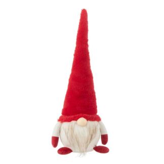 Objet Décoratif | Statuette Déco Lutin "Led" 48cm Rouge Décoration de Noël Objet Décoratif