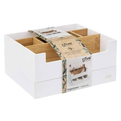 Organiseur de Tiroir | Organiseur 1 Tiroir "Natureo" 26cm Blanc Boîtes & Rangements Blanc