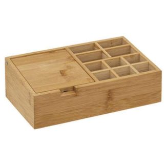 Organiseur de Tiroir | Organiseur 10 Compartiments "Miroir" 24cm Naturel Boîtes & Rangements Naturel