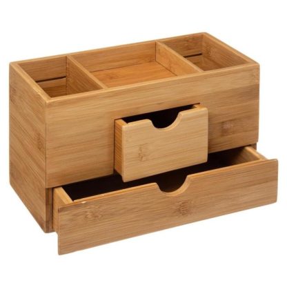 Organiseur de Tiroir | Organiseur 2 Tiroirs "Natureo" 24cm Naturel Boîtes & Rangements Naturel