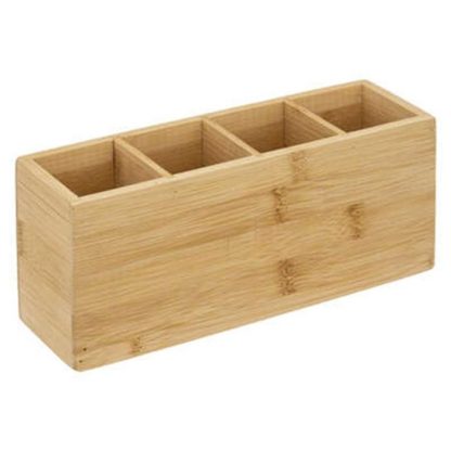 Organiseur de Tiroir | Organiseur 4 Compartiments "Natureo" 22cm Naturel Boîtes & Rangements Naturel