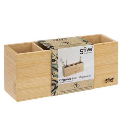 Organiseur de Tiroir | Organiseur 4 Compartiments "Natureo" 22cm Naturel Boîtes & Rangements Naturel