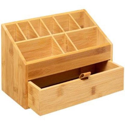 Organiseur de Tiroir | Organiseur 9 Compartiments "Bambou" 25cm Naturel Boîtes & Rangements Naturel