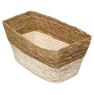 Panier de Rangement | Boîte de Rangement "Tressée" 15x31cm Naturel Boîtes & Rangements Naturel & Blanc