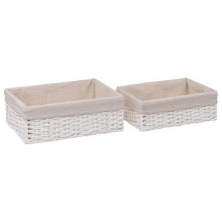 Panier de Rangement | Panier de Rangement "Scandi" 25L Rose Boîtes & Rangements Panier de Rangement