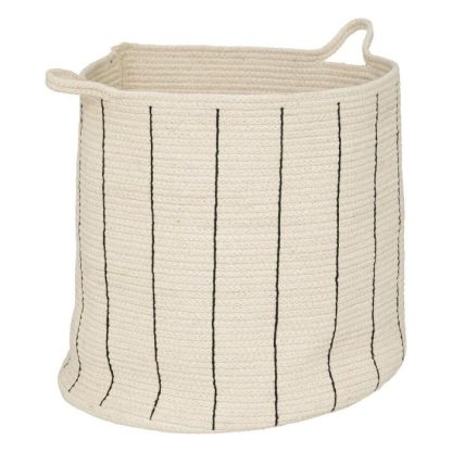 Panier de Rangement | Lot de 2 Paniers de Rangement "Cosy" 38cm Ivoire Boîtes & Rangements Ivoire